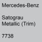 Preview: Mercedes-Benz, Satograu Metallic (Trim), 7738.